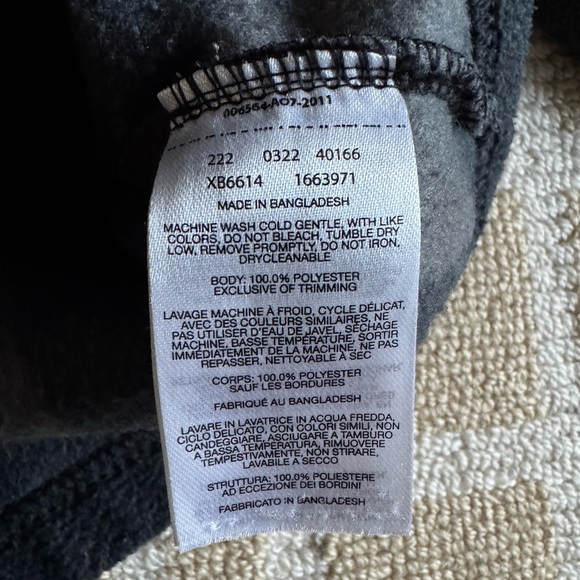 Columbia Buffalo Plaid Fleece Zip Jacket Black Gray Toddler Outerwear XXS (4T) - Picture 6 of 8